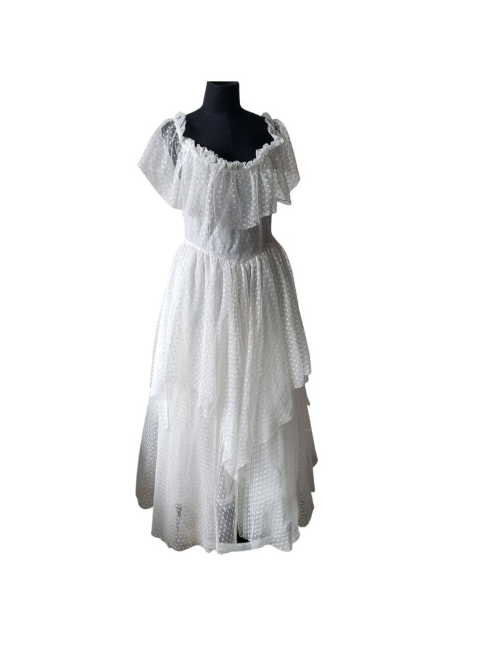 Loveshackfancy Faraway Fancy Noni Dress White Bridal Boho Wedding Dress 6 - Picture 3 of 16